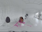 StasyQVR - 180 VR Porn Video - Frisky Fishnets with SilyQ