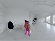 StasyQVR - 180 VR Porn Video - Frisky Fishnets with SilyQ 6/16
