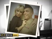 Busty blonde Margo gives the military her full service - BRAZZERS 3/16