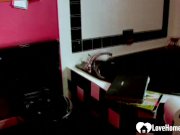 Smoking babe gets a big hard donger 2/16