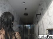 Marica Hase in sexy lingerie masturbates in the mirror 13/16