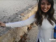 Big Tit GF Masturbates in Car Then Gets Fucked Hard at Home 3/16