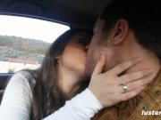 Big Tit GF Masturbates in Car Then Gets Fucked Hard at Home 4/16