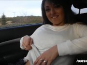 Big Tit GF Masturbates in Car Then Gets Fucked Hard at Home 5/16