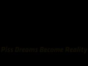 Brunette with big tits takes piss facial - Piss Fuck 3/16