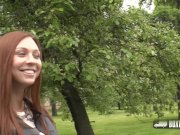 Stunning  Ornella Morgan offers her pussy for quick cash 3/16