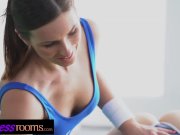 Fitness Rooms Big tits young Icelandic babe facesitting in sweaty leotard 2/16