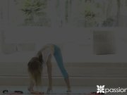 PASSION-HD Tiny Yoga Student Fucks Big Dick Instructor 1/16