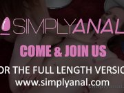 Sexy brunettes take turns ass toying each other - Lesbian Anal Sex 15/16