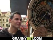 He picks up 70 years old granny tourist from the street 1/16