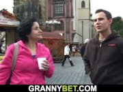 He picks up 70 years old granny tourist from the street 3/16