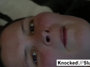 Brunette babe lets him cum on her pregnant belly 12/16