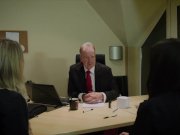 blonde and old man with big dick in hardcore threesome 1/16