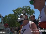 Sexy Jeny Smith at Christopher Street Day parade at Cologne. With Public Nu 8/16