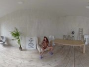 StasyQVR - 180 VR Porn Video - Body Stocking Bombshell with MeganQ 1/16