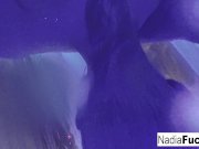 Nadia White masturbating in the shower 14/16