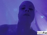 Nadia White masturbating in the shower 4/16