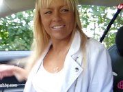 MyDirtyHobby - Gorgeous blond gets fucked in the car! 9/16