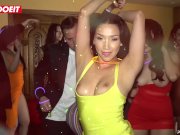 LETSDOEIT - Kinky College Girls Share Their BoyFriends Cocks in Hot Orgy 3/16