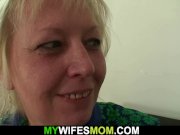 Very old mother in law fucks married man into cheating sex 3/16