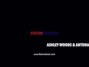 Brunette masturbates while getting pussy fisted - Fist Fuck 3/16