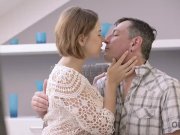 OLD4K. Busty girl receives sperm on body after sex with old partner 5/16