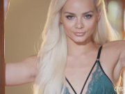 Elsa Jean The Sexy Cherry of the Year masturbates after a sexy striptease 4/16