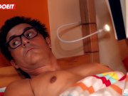 LETSDOEIT - Busty Backpacker given Pussy ORGASM by Old Guy in Hostel 6/16