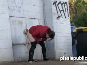 Look at the weird spots to urinate these girls found in the city 10/16