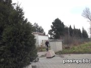 Look at the weird spots to urinate these girls found in the city 12/16