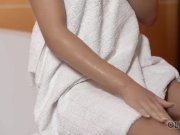 OLD4K. Comely brunette makes love with old inamorato after shower 5/16