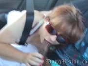 Uber Driver Doesnt Mind if I Get a Blowjob 13/16