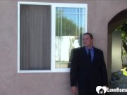 Two beauties take care of a stiff shaft 2/16