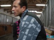 Tera Joy riding horse on farm 4/16