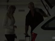 OLD4K. Old businessman and busty blonde arrive at home to have sex 2/16