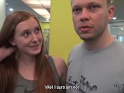 HUNT4K. Attractive girl and her cuckold BF couldn't say no to money 9/16