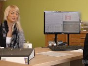 LOAN4K. Blonde babe needs nothing more than money and a dick 4/16