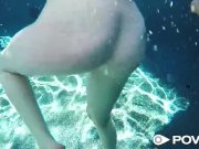 POVD Outdoor pool FUCK with TASTY mouth creampie 6/16