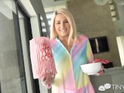 TINY4K Movie Day Fuck and Facial 1/16