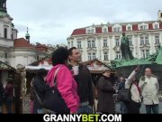 Hairy pussy granny tourist screwed on the floor 3/16