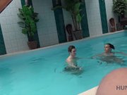 HUNT4K. Cuckold doesn’t know his lovely brunette sells her body 5/16