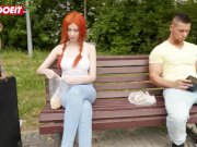 LETSDOEIT - Hot Redhead Teen Seduces and Fucks Stud With Donuts 2/16