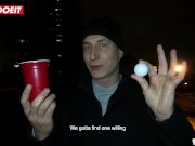 Beer Pong leads to SEX IN VAN 4/16