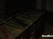 Betrayed Cargo: Submissive Lesbian Slave Sisters Branded And Sent For Sale 16/16