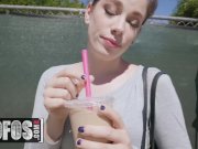 Small tit teen Bobbi Dylan gets pounded hard and takes big load out - MOFOS 3/16