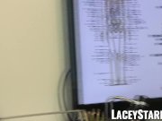 LACEYSTARR - Doctor GILF eats Pascal White cum after sex 3/16