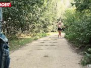 LETSDOEIT - Casting Sex In The Forest with All Natural Czech Babe 3/16