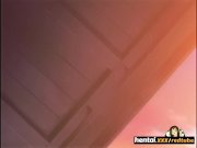 Nerd gets dick between busty babes tits - Boobalicious - Hentaixxx 1/16