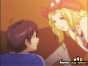 Nerd gets dick between busty babes tits - Boobalicious - Hentaixxx 3/16