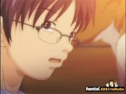 Nerd gets dick between busty babes tits - Boobalicious - Hentaixxx 5/16